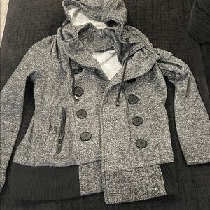 Ambiance Charcoal Knit Jacket